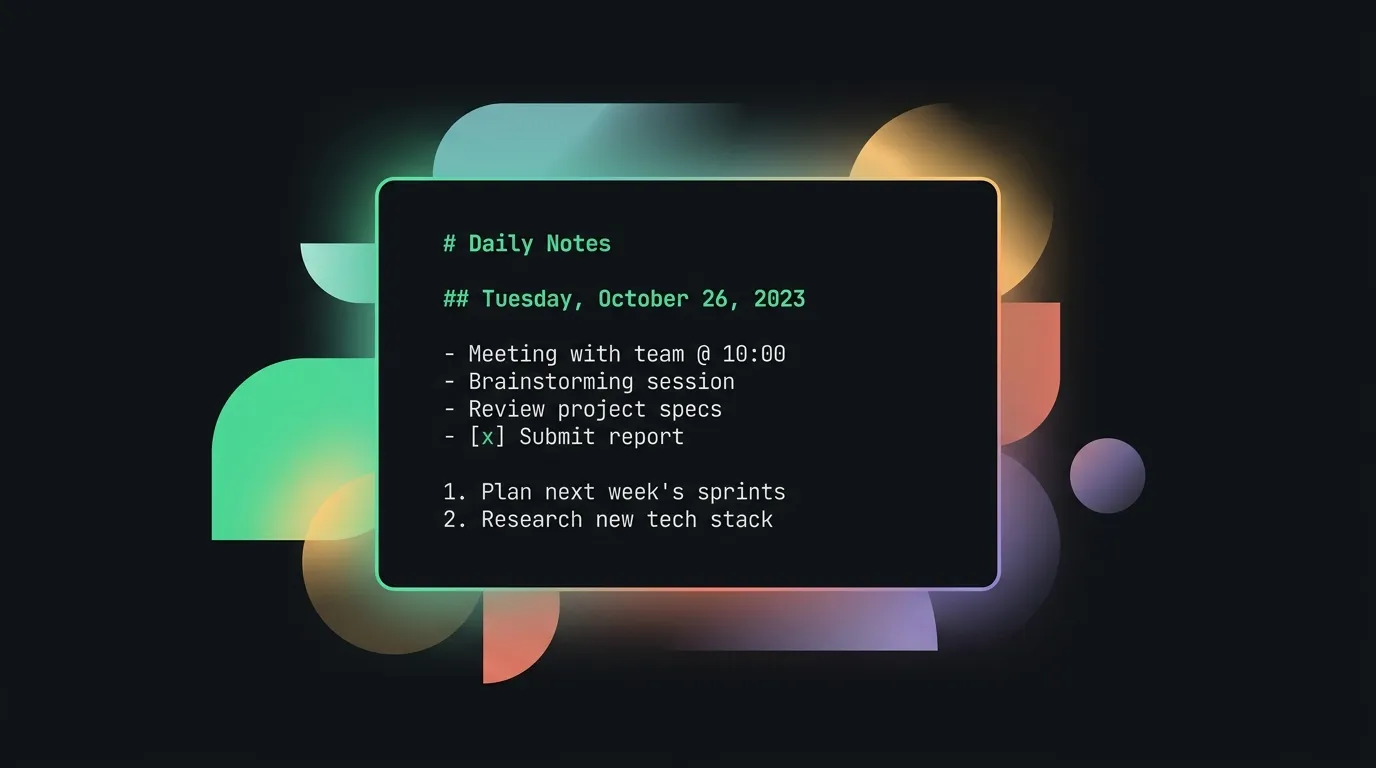 How to set up an Obsidian daily note system you'll actually use