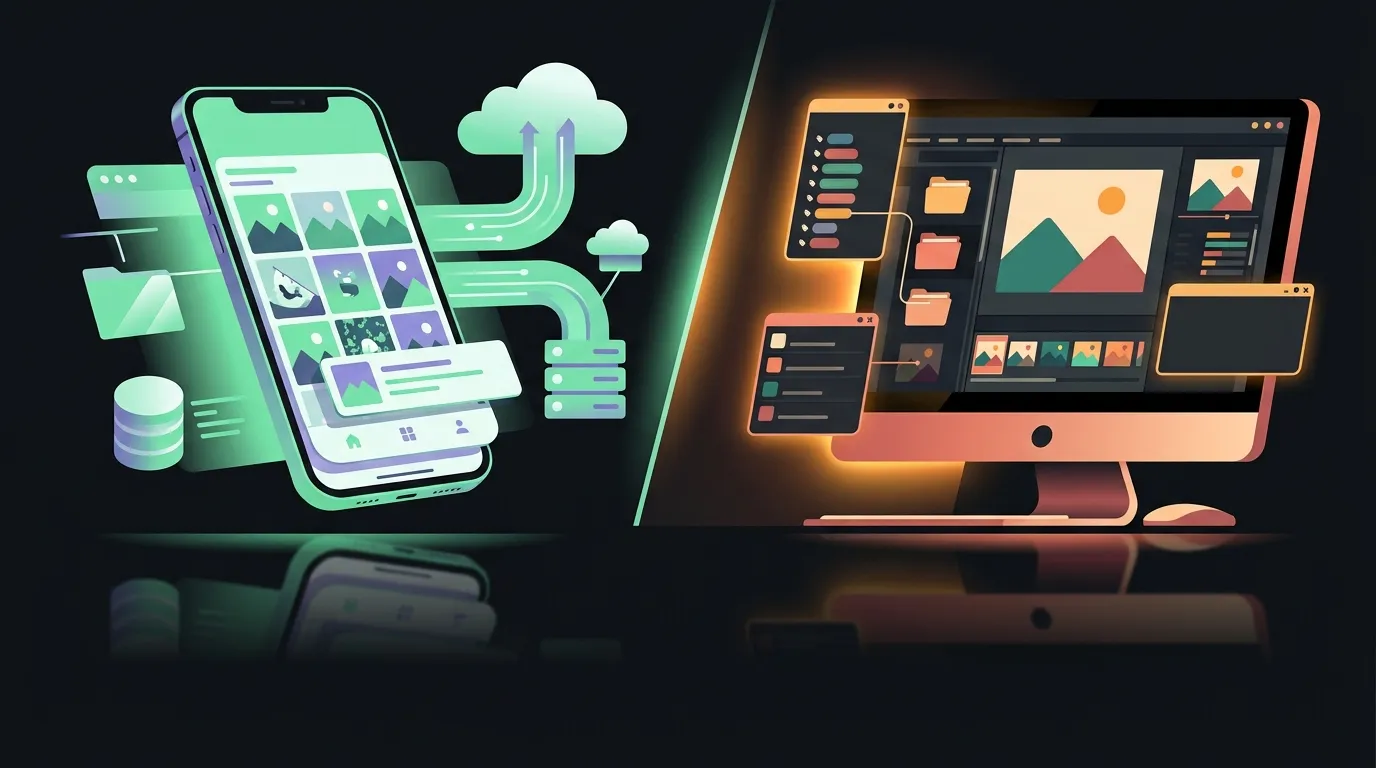Immich vs digiKam: Mobile Backup or Desktop Control?